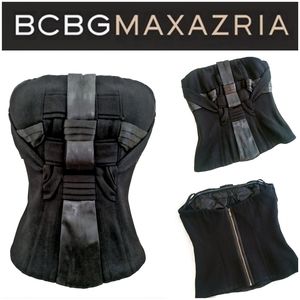 BCBG MaxAzria Strapless Corset Style Bustier top